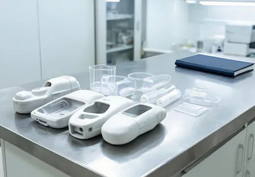 Medical plastic device housings
